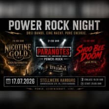 Power_Rock mit Paranotes, ShoBeeDoom, Nicotine Gold