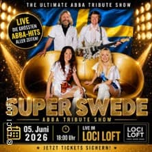 Super Swede - Die ABBA Tribute Show | Die Neuauflage 2026 live im LOCI LOFT!