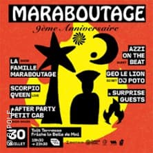 Maraboutage 9ème Anniversaire - Toit Terrasse + Petit Cab