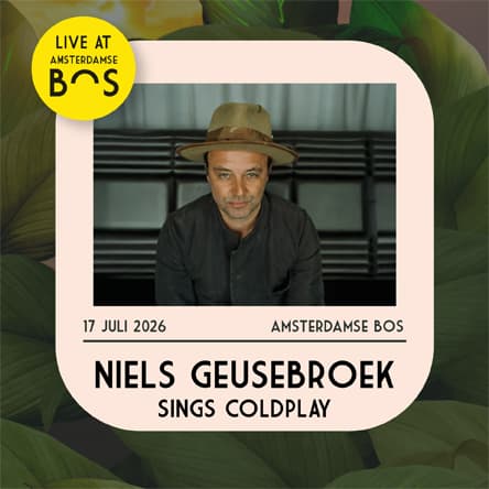 NIELS GEUSEBROEK SINGS COLDPLAY - Live At Amsterdamse Bos