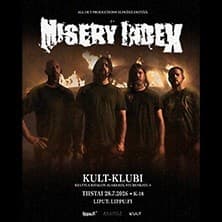 KULT Live: Misery Index (USA) W/ Omnivortex & Cryptic Hatred