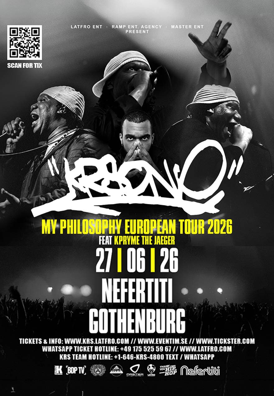 KRS One LIVE IN GOTHENBURG