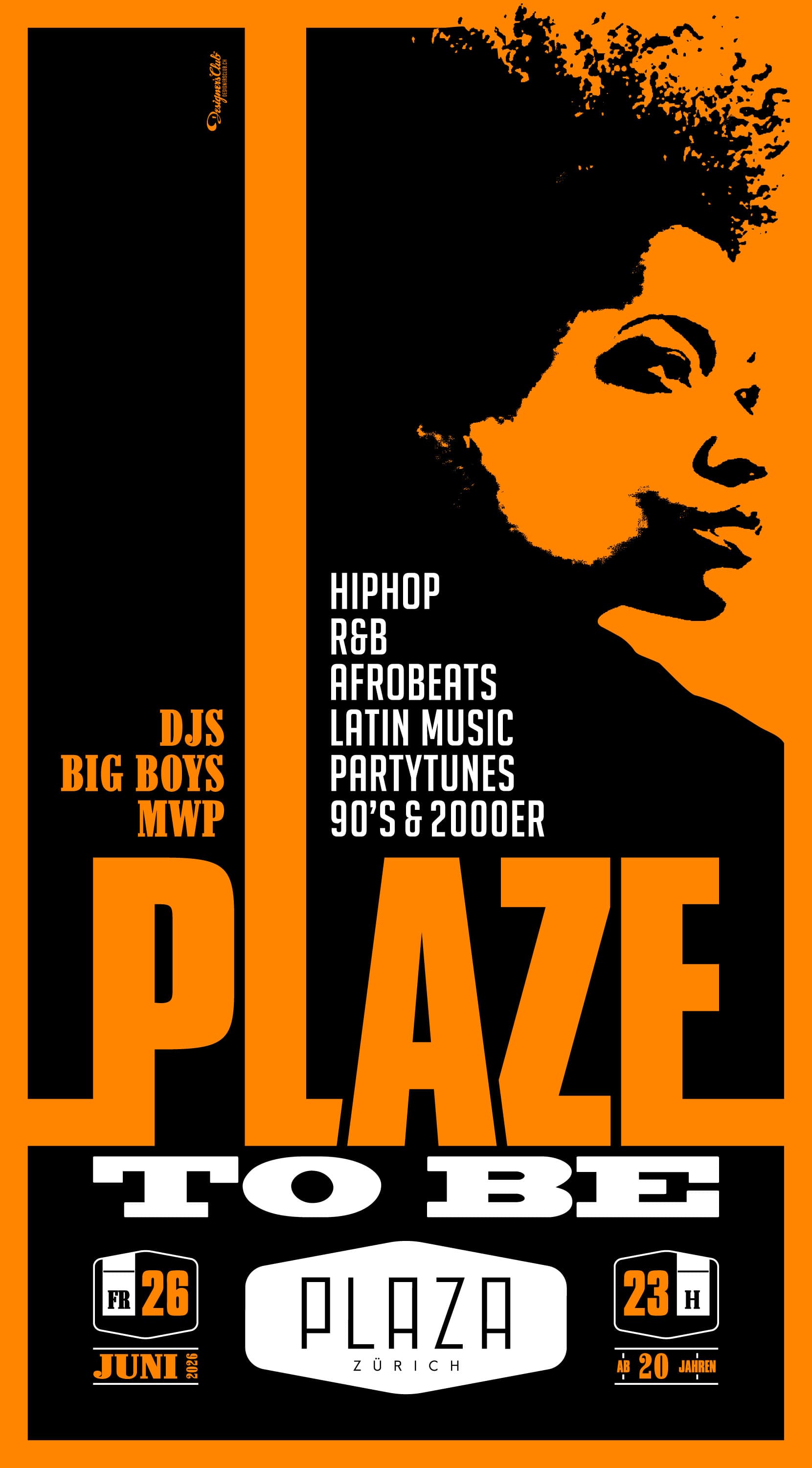 Plaze to beHipHop, R&B, Afrobeats, Latin Music, Partytunes, 90's & 2000er