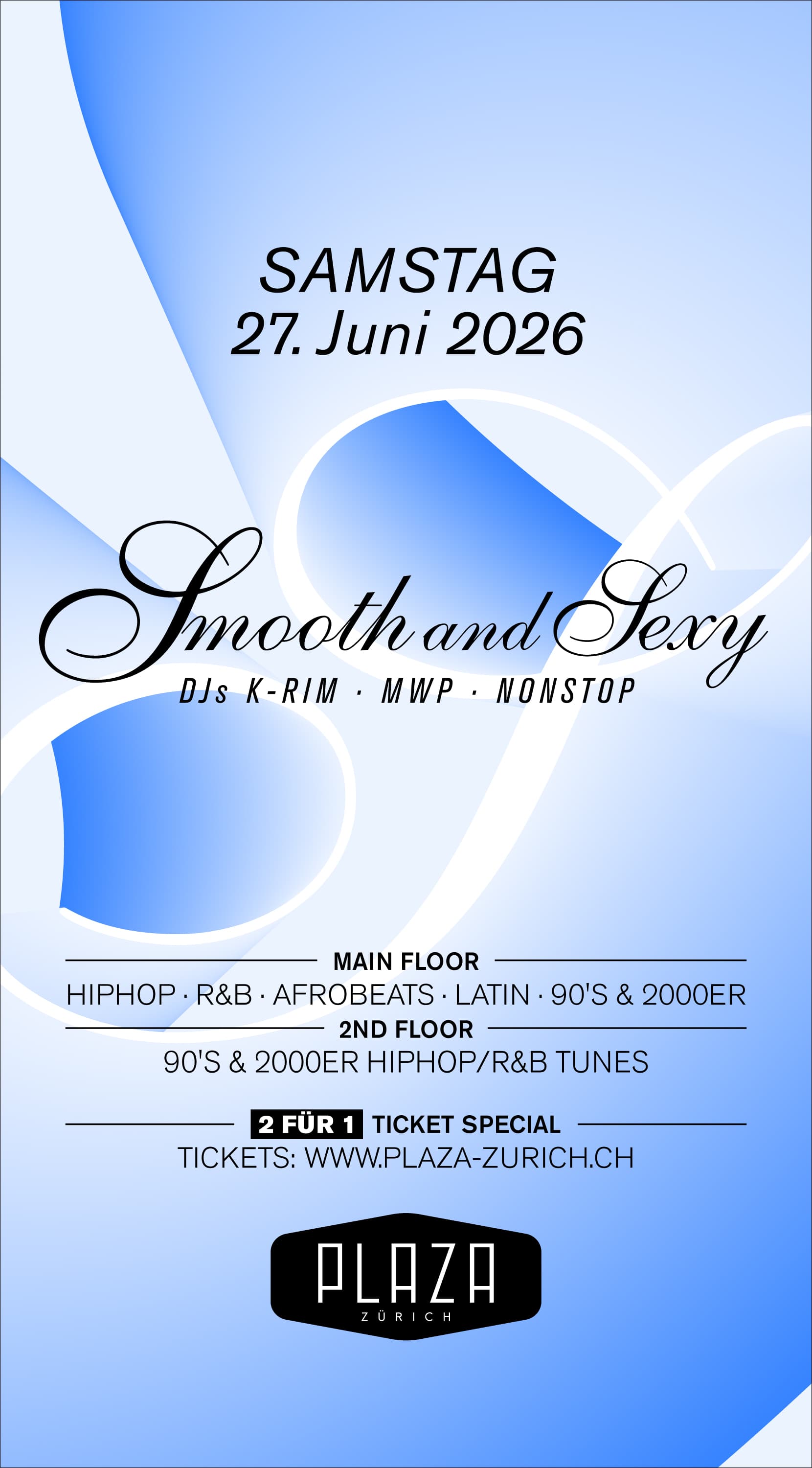 Smooth N SexyHipHop, R&B, Afrobeats, Dancehall, Latin Music, 90s & 2000er