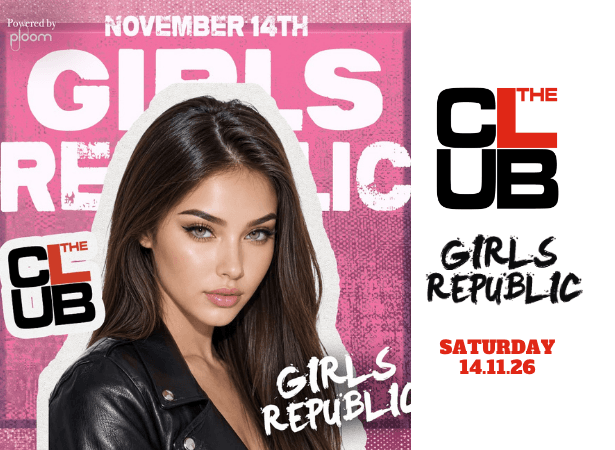 GIRLS REPUBLIC - Saturday 14 November 2026